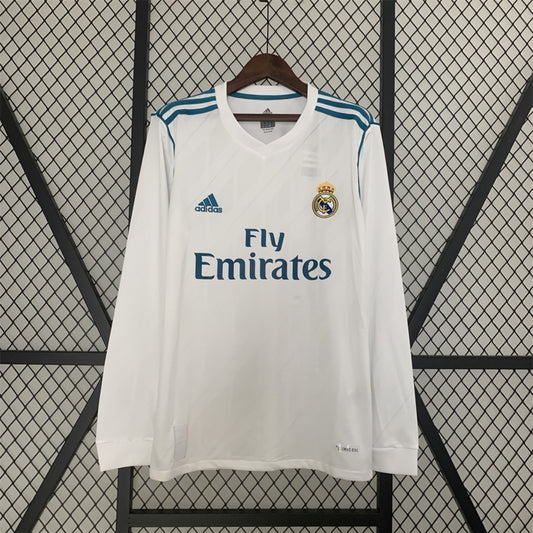 Real Madrid 2017/18 Home Long Sleeve