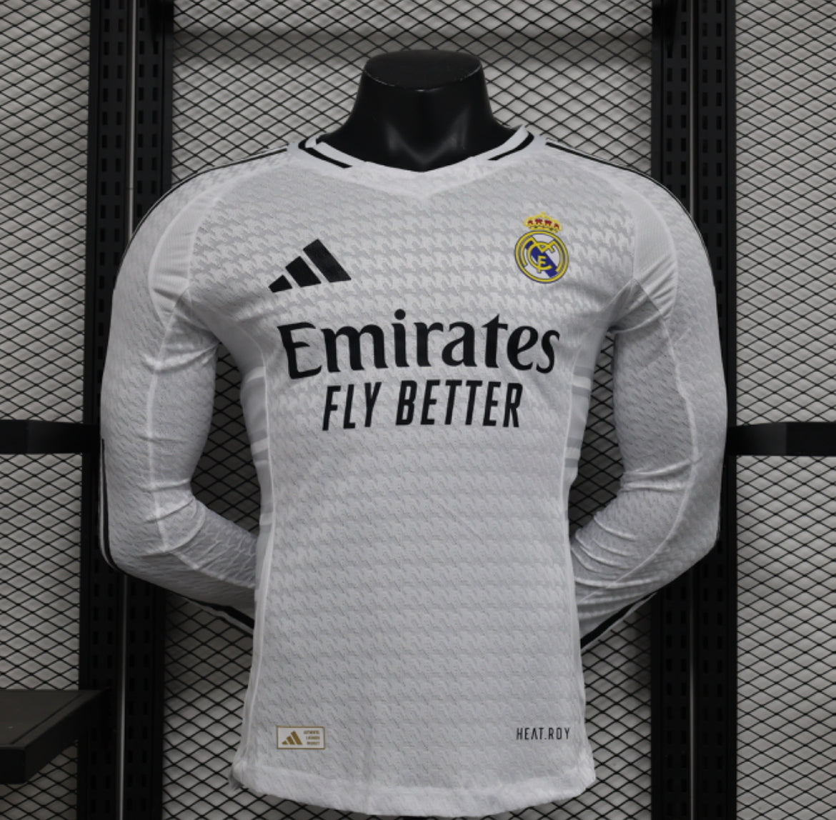 Real Madrid 24/25 Home Long Sleeve