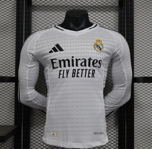 Real Madrid 24/25 Home Long Sleeve